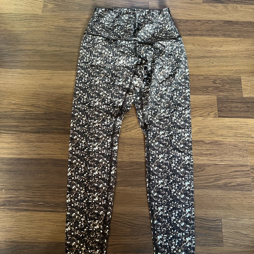 Lululemon Special Edition Sequin Print Leggings